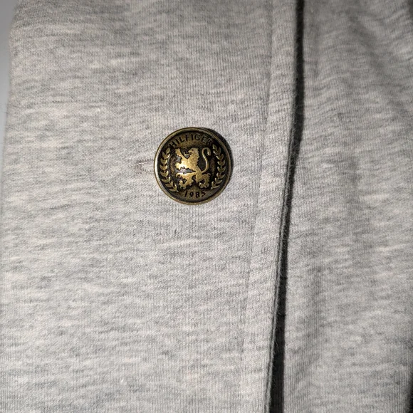 Tommy Hilfiger Womens Gray Band Jacket Blazer with Stand-Up Collar GUC Size S - Picture 4 of 8